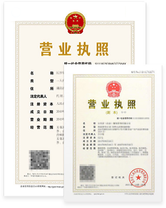母子公司营业执照(正、副本)
